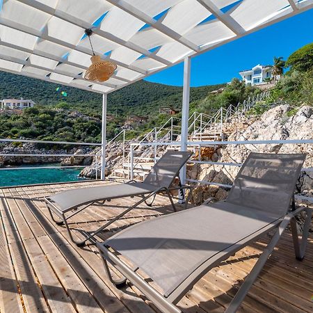 Beachfront White Villa With Private Swimming Pool Kalkan Exteriör bild