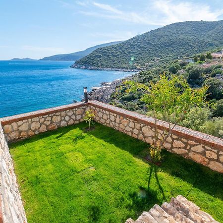 Beachfront White Villa With Private Swimming Pool Kalkan Exteriör bild
